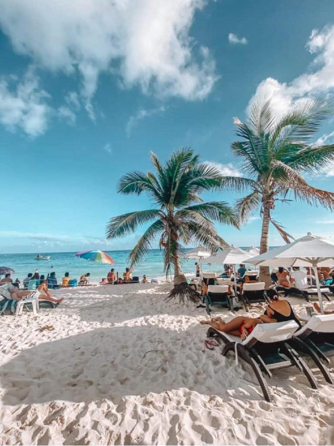 Papagayo Hotel Boutique 신데 델 카르멘 외부 사진 Beach in Cancun