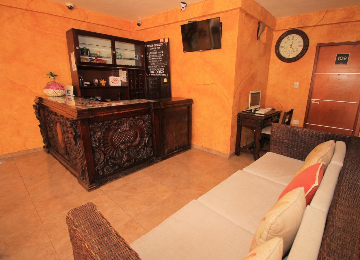 Papagayo Hotel Boutique 신데 델 카르멘 외부 사진 Reception area