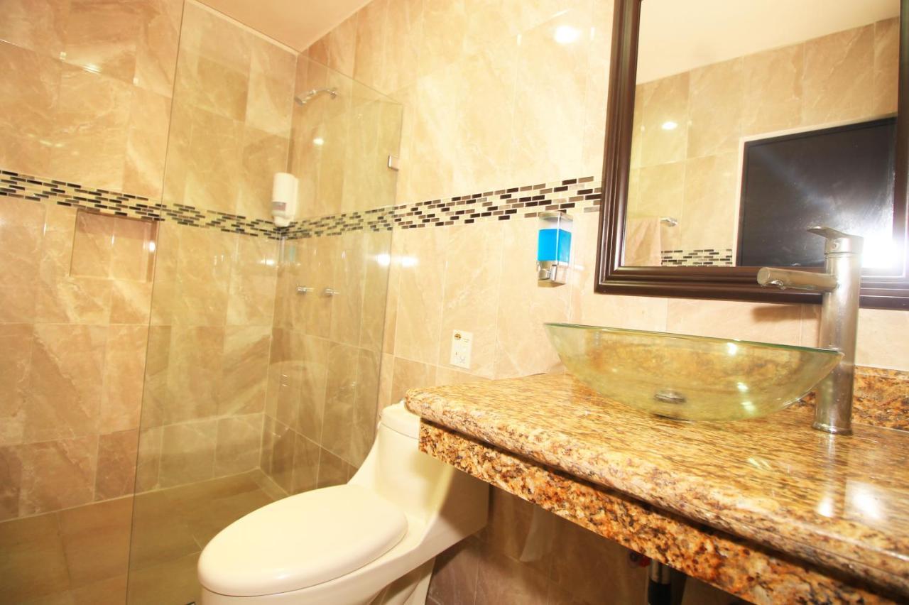 Papagayo Hotel Boutique 신데 델 카르멘 외부 사진 Bathroom